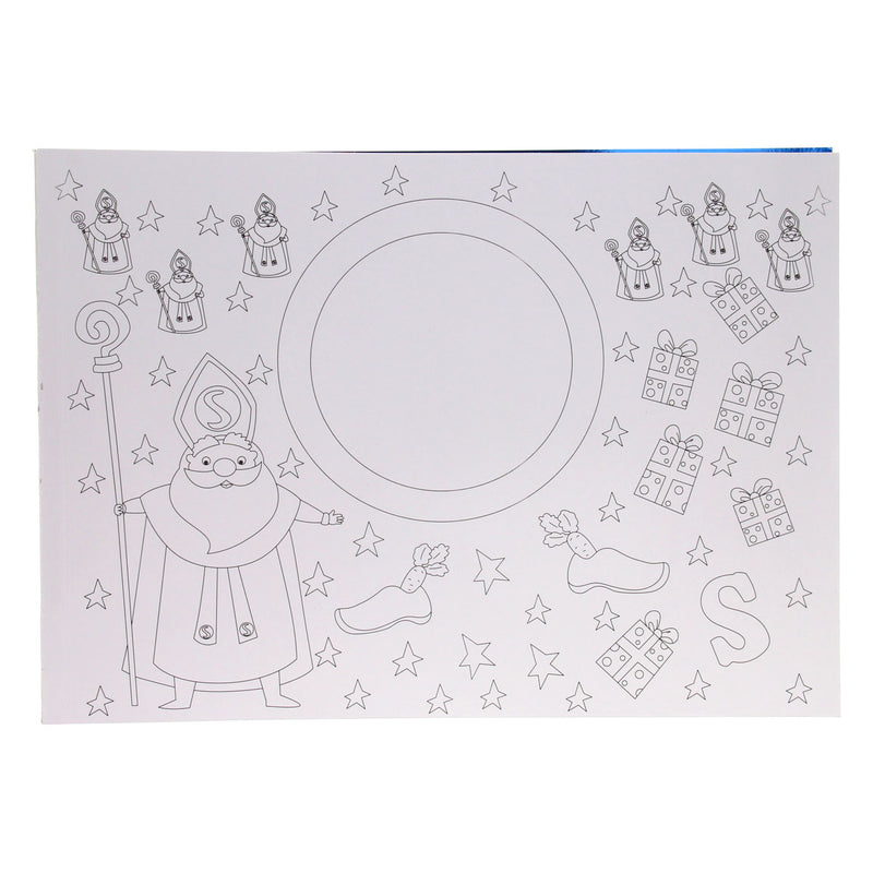 Afbeelding laden in galerijviewer, Wins holland placemats kleurboek sinterklaas, 12st.

