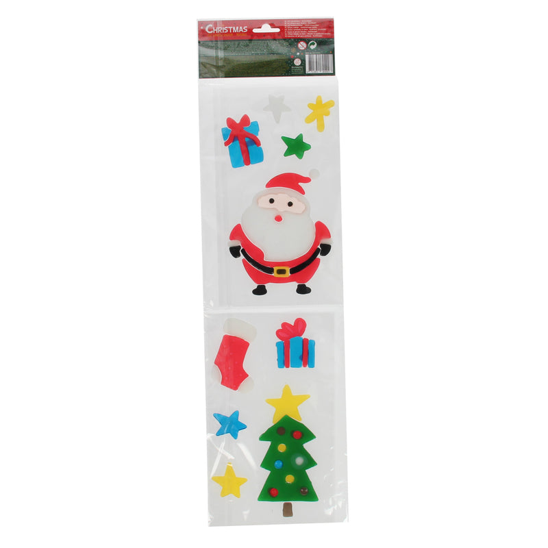 Afbeelding laden in galerijviewer, Herbruikbare Gel Raamstickers Kerst
