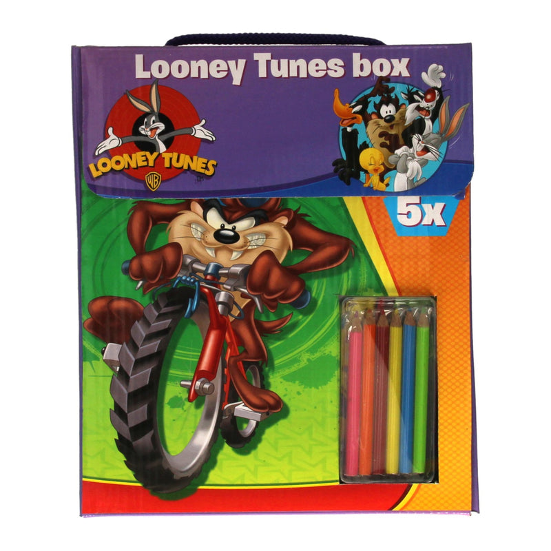 Afbeelding laden in galerijviewer, Boek specials nederland bv looney tunes kleurboekenbox met kleurpotloden
