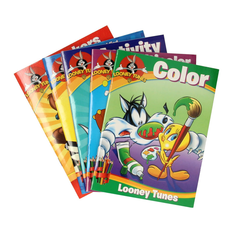 Afbeelding laden in galerijviewer, Boek specials nederland bv looney tunes kleurboekenbox met kleurpotloden

