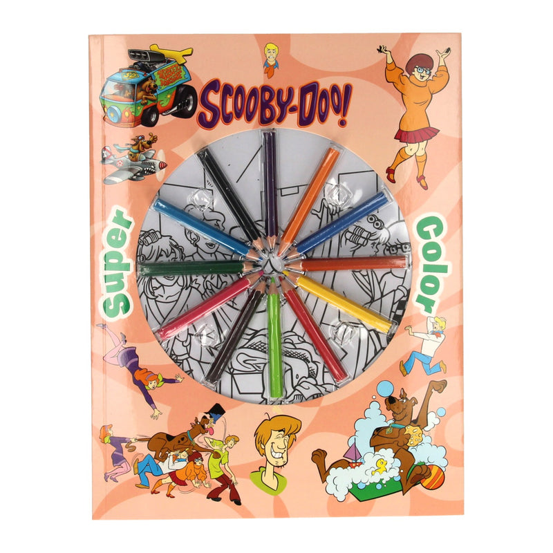 Afbeelding laden in galerijviewer, Boek specials nederland bv super color kleurboek scooby-doo met potloden
