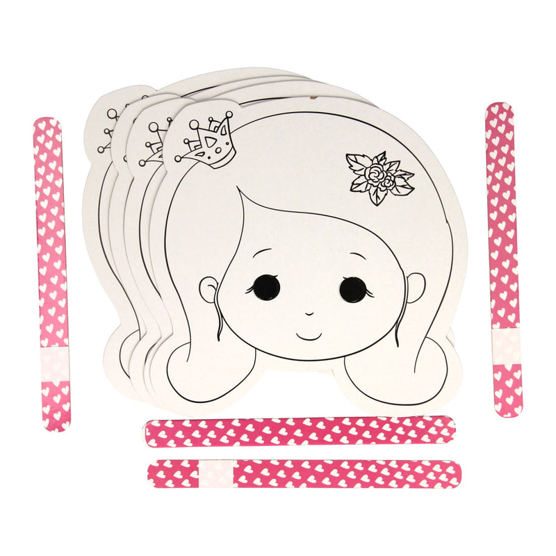Afbeelding laden in galerijviewer, Wins holland kleur en maak je eigen maskers - prinses, 4st.
