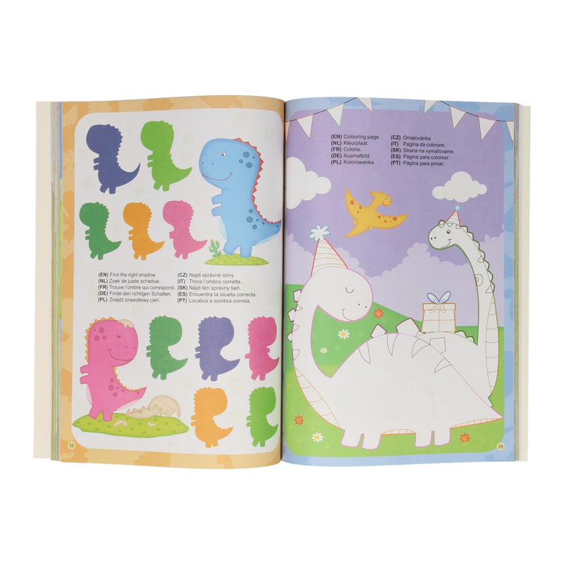 Afbeelding laden in galerijviewer, Wins holland kleur- en activiteitenboek - dino

