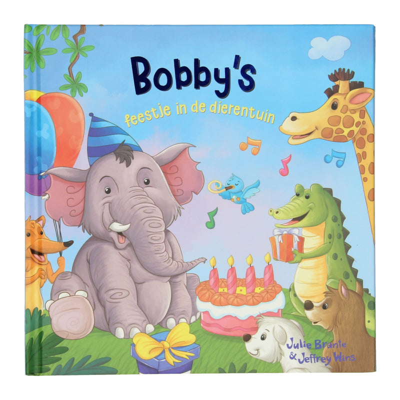 Afbeelding laden in galerijviewer, Wins holland prentenboek - bobby's feestje in de dierentuin
