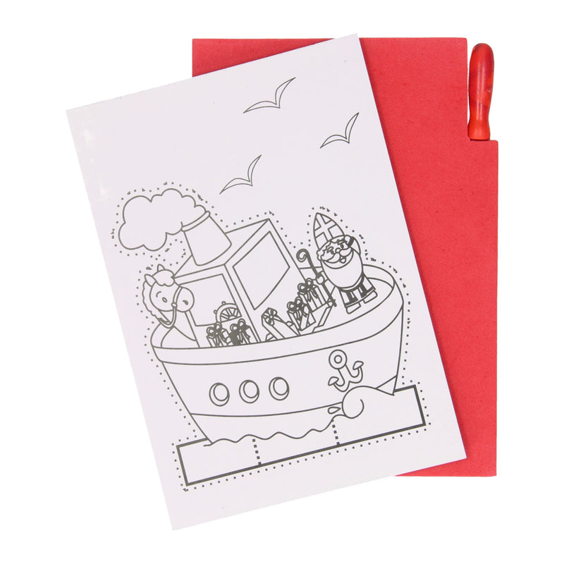 Afbeelding laden in galerijviewer, Sinterklaas prikblok 14,5x20,5cm
