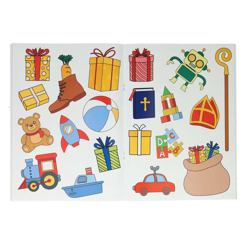 Afbeelding laden in galerijviewer, Boek specials nederland bv sinterklaas sticker-en kleurboek 2 a. a4 | 3 stuks
