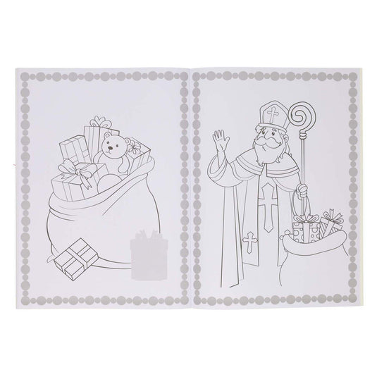 Boek specials nederland bv sinterklaas sticker-en kleurboek 2 a. a4 | 3 stuks