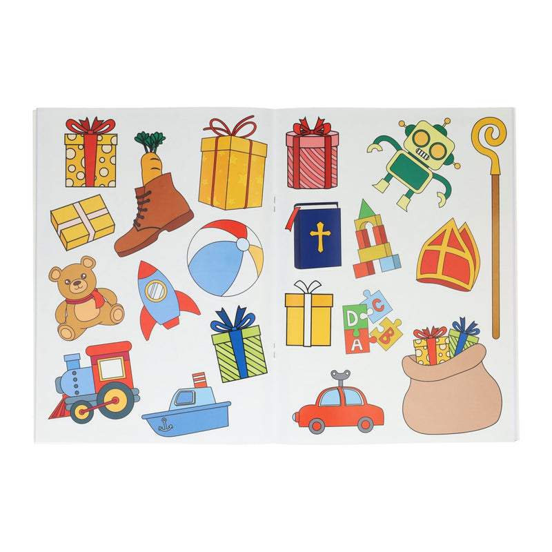 Afbeelding laden in galerijviewer, Boek specials nederland bv sinterklaas sticker- en kleurboek
