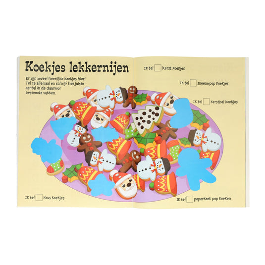 Boek specials nederland bv fantastisch stickers- en activiteiten kerstpret