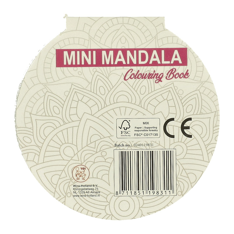 Afbeelding laden in galerijviewer, Wins holland mini mandala kleurboek rond
