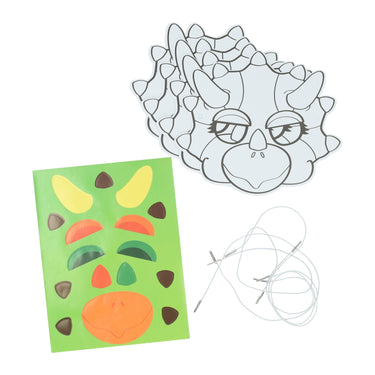Wins holland kleur je eigen masker dino - 4 maskers