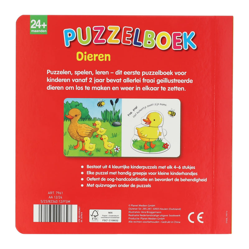 Afbeelding laden in galerijviewer, Wins holland puzzelboek dieren - 4 puzzels

