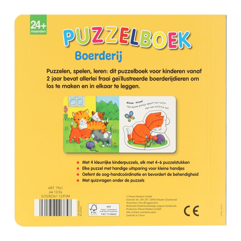 Afbeelding laden in galerijviewer, Wins holland puzzelboek boerderij - 4 puzzels
