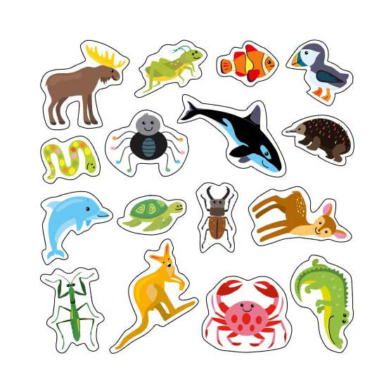 Afbeelding laden in galerijviewer, Wins holland wilde dieren sticker fun - 200 afneembare stickers

