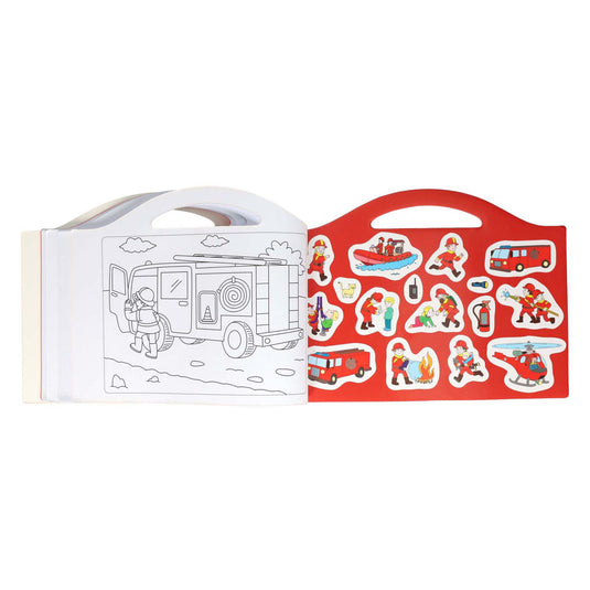 Wins holland mijn kleurboek de brandweer - met stickers en 96 kleurplaten