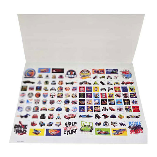 Boek specials nederland bv hot wheels posters stickersboek
