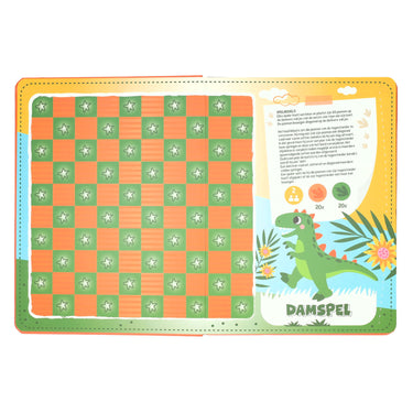 Wins holland bordspellen boek 8 spellen dinosaurus - 3jr.