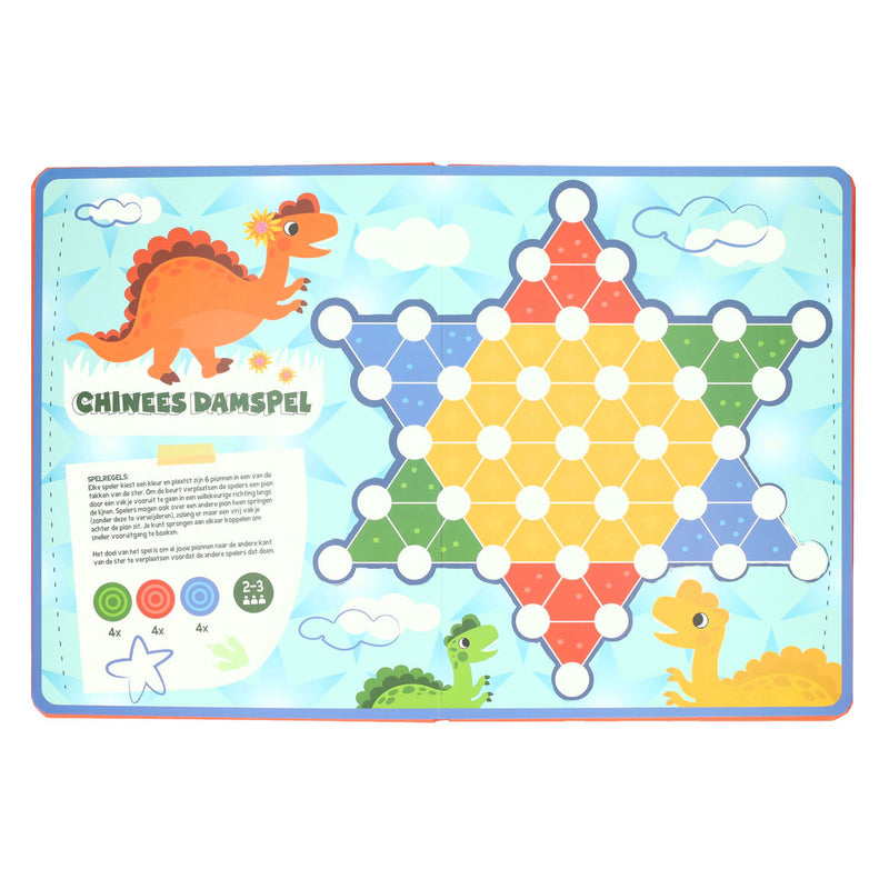 Afbeelding laden in galerijviewer, Wins holland bordspellen boek 8 spellen dinosaurus - 3jr.
