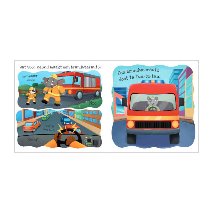 Afbeelding laden in galerijviewer, Rebo publishers wat doet een brandweerauto? - wat doet ...? - voelboek

