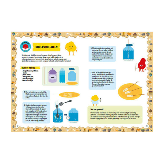 Rebo publishers geologie - gek op wetenschap met 100+ stickers
