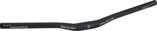 Procraft pro fr 20 mm 31.8 riser handlebars
