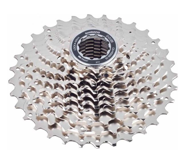 Afbeelding laden in galerijviewer, Shimano cassette tiagra cs-hg500 10 speed 11-32 t zilver
