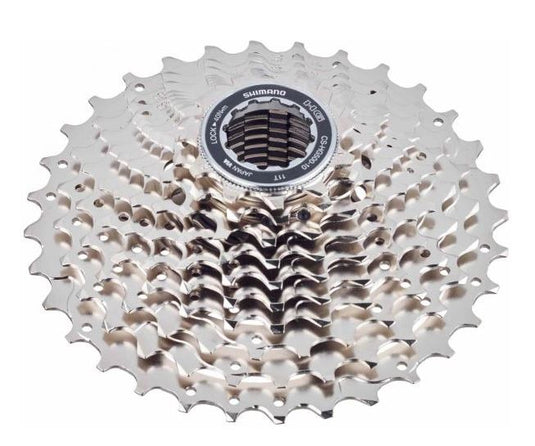 Shimano cassette tiagra cs-hg500 10 speed 11-32 t zilver