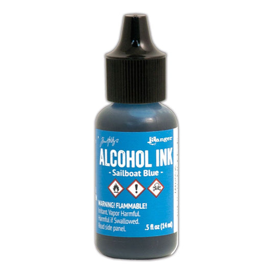 Ranger ink ranger • tim holtz alcohol ink sailboat blue 14ml