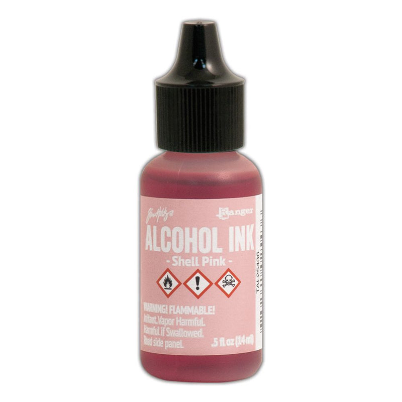 Afbeelding laden in galerijviewer, Ranger ink ranger • tim holtz alcohol ink shell pink 14ml

