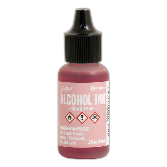 Ranger ink ranger • tim holtz alcohol ink shell pink 14ml