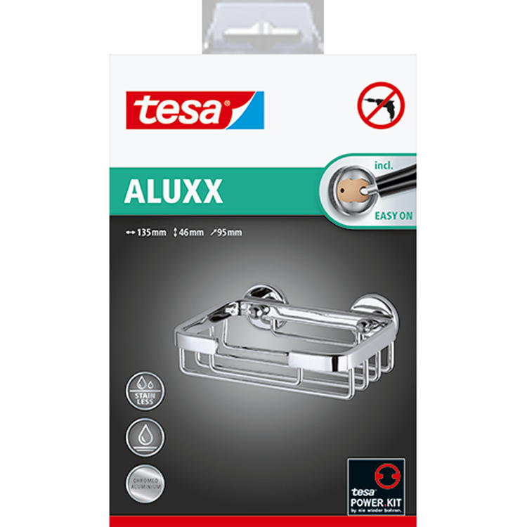 Afbeelding laden in galerijviewer, Tesa 1066808 - aluxx zeep mandje | 2 stuks
