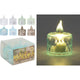 Kaarsje met led 4 stuks 4 assorti | 16 stuks