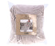 No brand plaid met mouwen 150x200 pumice stone