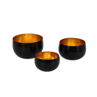 Afbeelding laden in galerijviewer, Schaaltjes marrakech black royal set van 3 | 4 stuks
