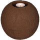 No brand theelichthouder concrete brown 15x15x15cm
