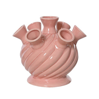 Vaas porselein roze 18 cm