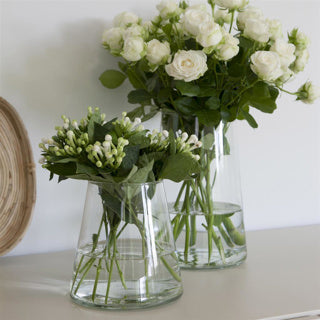 Afbeelding laden in galerijviewer, No brand vaas donna 24x17 cm glas | 6 stuks
