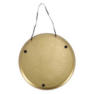 Afbeelding laden in galerijviewer, Gusta wand-decoratieschaal 38 cm goud aluminium

