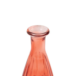 Afbeelding laden in galerijviewer, Vaas nelly fles mini rood h14,5 d7 cm | 24 stuks
