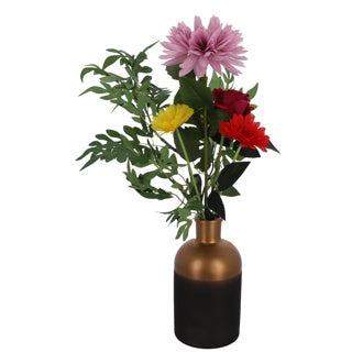Afbeelding laden in galerijviewer, Countryfield fles vaas madelon s zwart koper 26 cm | 6 stuks
