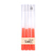 Kaars dip dye wax oranje 30,5 x 2,2 cm 4 stuks