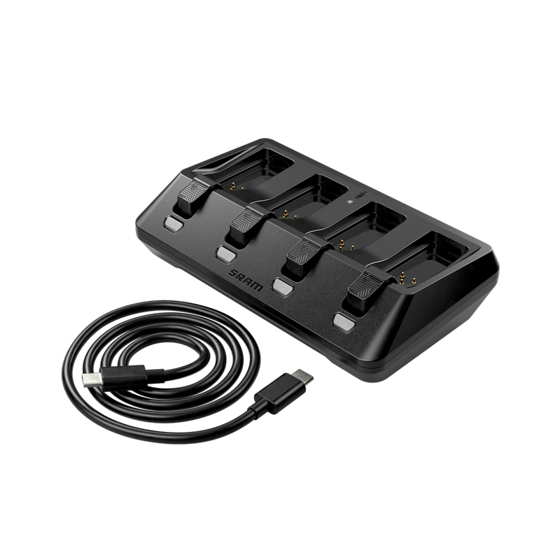 Afbeelding laden in galerijviewer, Sram batterijlader axs battery base charger 4-ports (including usb-c cord)
