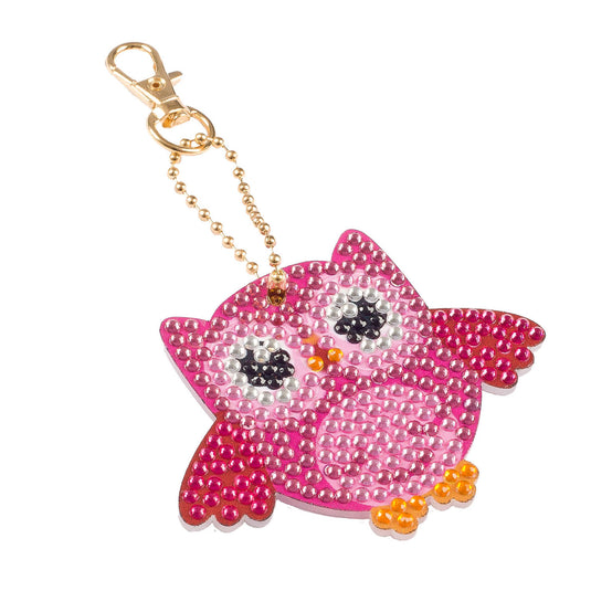 Creative craft group diamant sleutelhanger maken