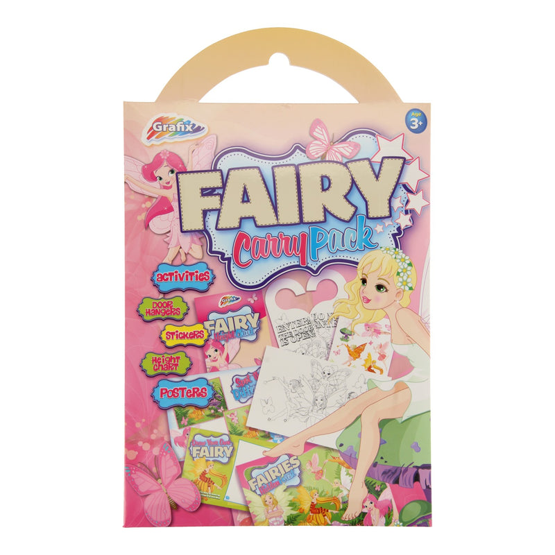 Afbeelding laden in galerijviewer, Creative craft group fairy carry pack met stickers
