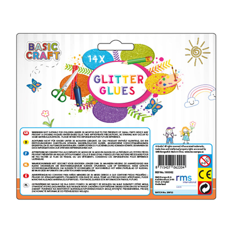 Afbeelding laden in galerijviewer, Creative Craft Group Glitterlijm 14 Tubes
