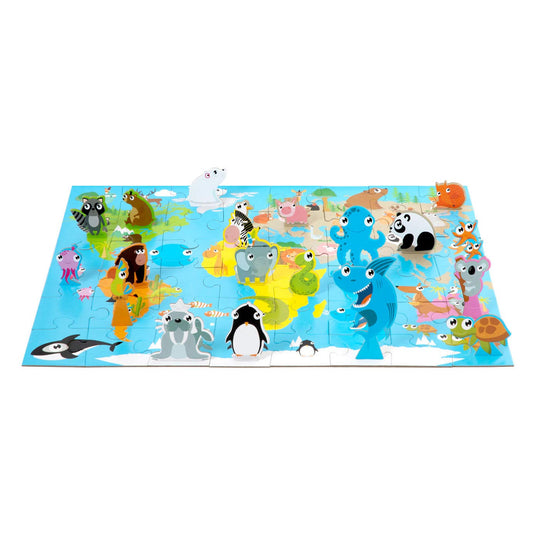 Grafix 3D-puzzel Dieren van de Wereld (40x50cm)
