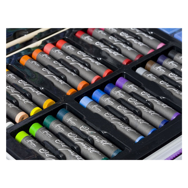 Afbeelding laden in galerijviewer, Creative Craft Group Luxe Metalen Kleurkoffer, 79dlg.
