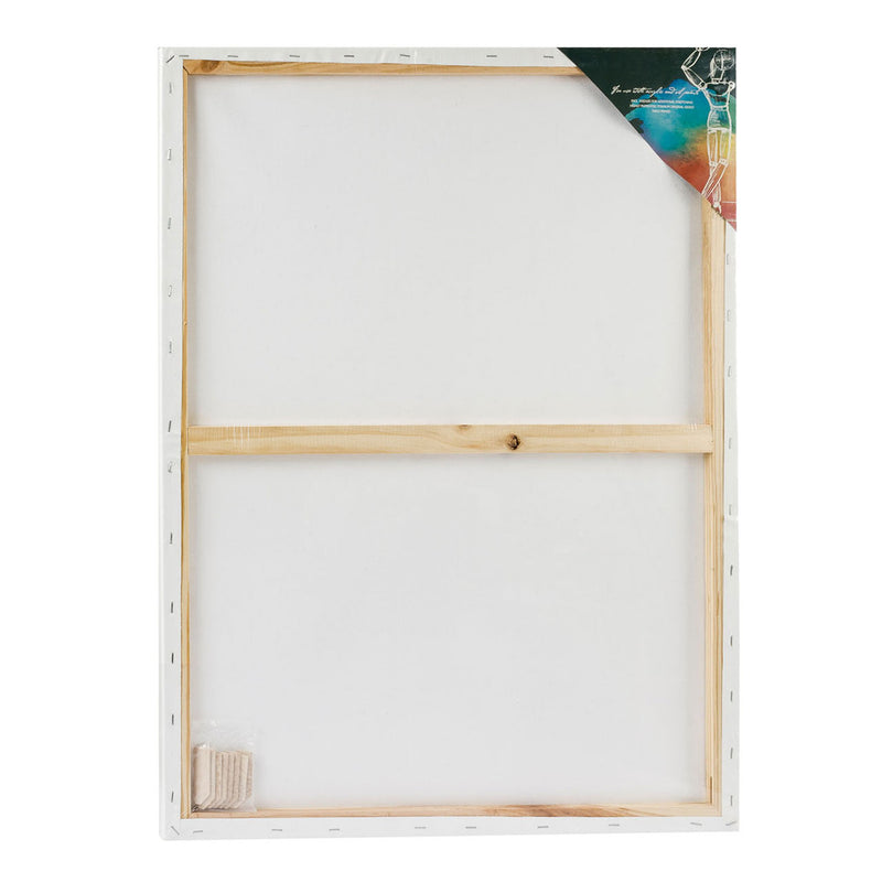 Afbeelding laden in galerijviewer, Creative craft group canvas schilderdoek katoen 60x80 cm wit schilderen.
