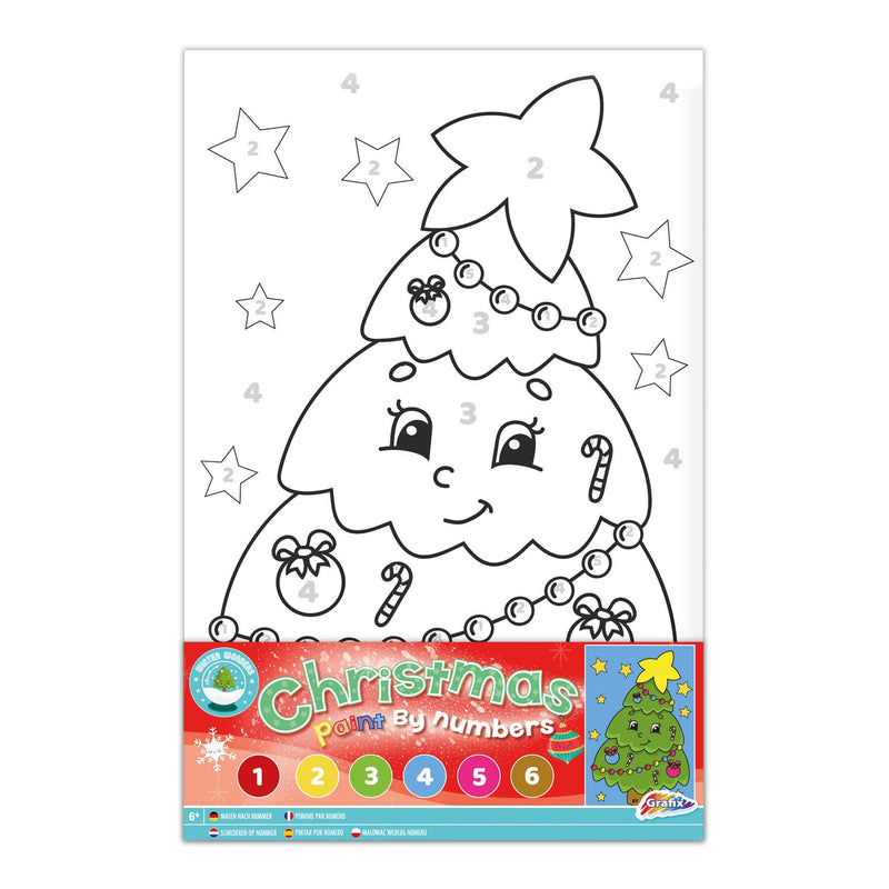 Afbeelding laden in galerijviewer, Creative Craft Group XMAS Canvas Schilderen op Nummer Kerstboom
