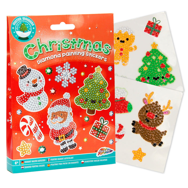 Afbeelding laden in galerijviewer, Creative craft group xmas diamond painting stickers, 12st.
